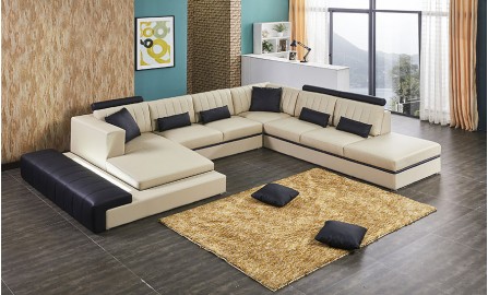 Loraine Leather Sofa Lounge Set